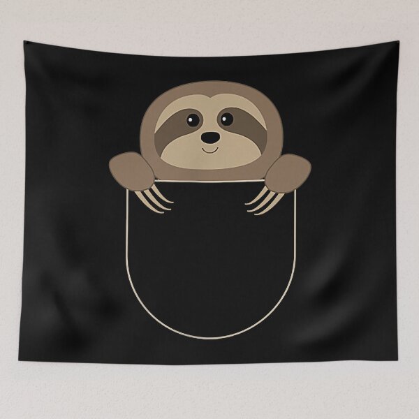 Item preview, Chillin Sloth Pocket designed and sold by ryanbrian.