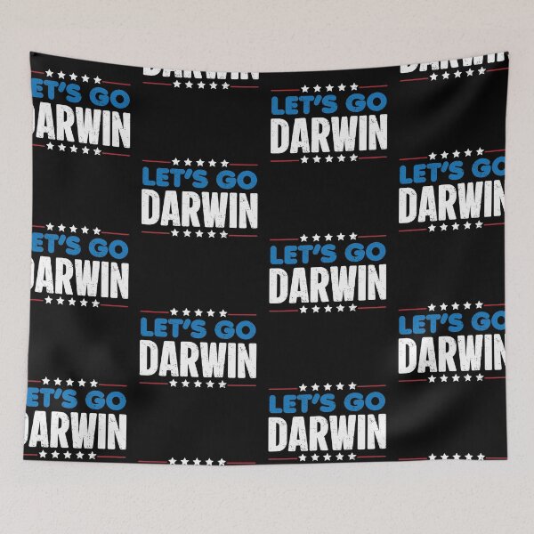 Item preview, Lets Go Darwin Survival Of The Fittest designed and sold by GravitiTees.