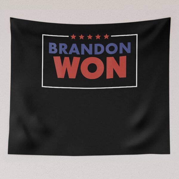 Item preview, Womens Brandon Won Thank You Brandon, Lets go Branden US Quote V-Neck T-Shirt designed and sold by scarletsaman.