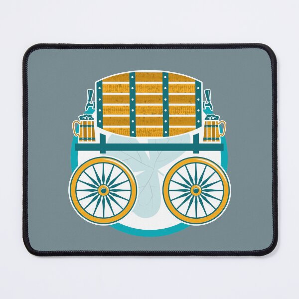 Item preview, Craft Beer Cask on Antique Wooden Cart designed and sold by DKdesigns27.