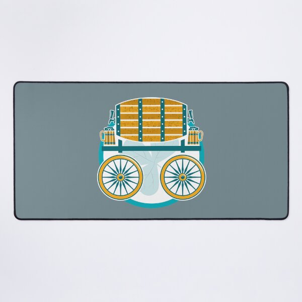 Item preview, Craft Beer Cask on Antique Wooden Cart designed and sold by DKdesigns27.