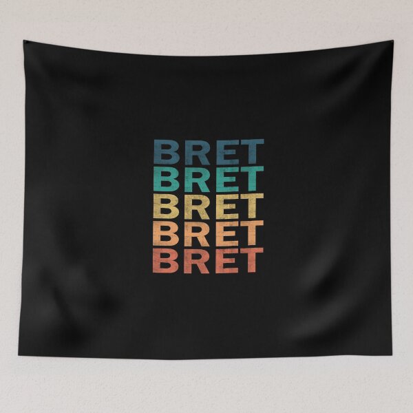 Item preview, Bret Name T Shirt - Bret Vintage Retro Name Gift Item Tee designed and sold by geniajmk13.