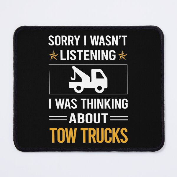 Item preview, Funny Listening Tow Truck Trucks designed and sold by jiggleterrified.