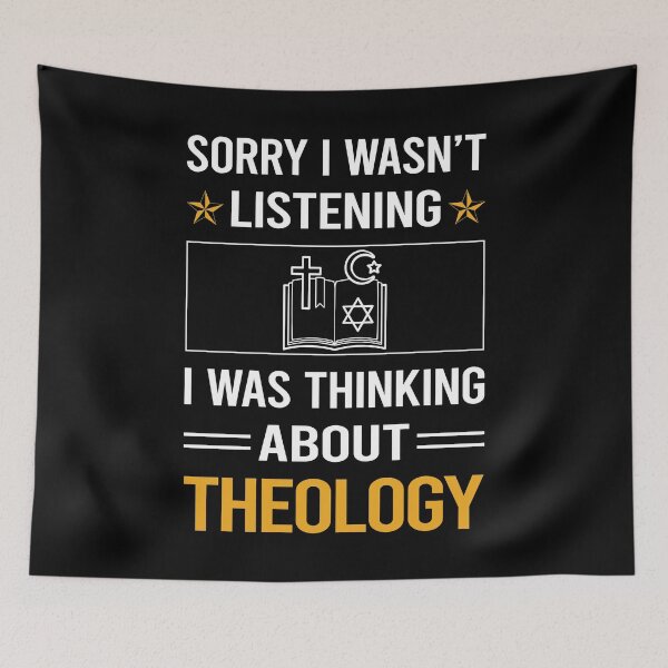 Item preview, Funny Listening Theology Theologian Theologist designed and sold by jiggleterrified.