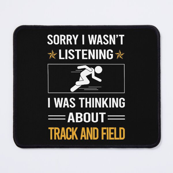Item preview, Funny Listening Track And Field designed and sold by jiggleterrified.