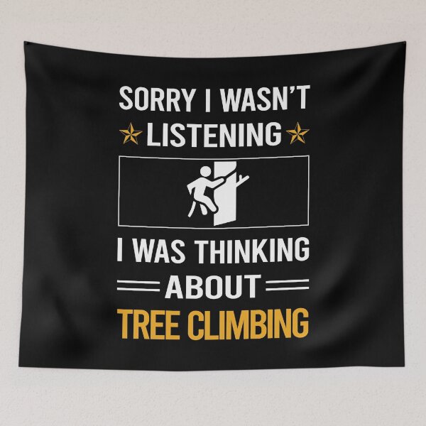 Item preview, Funny Listening Tree Climbing Climber designed and sold by jiggleterrified.