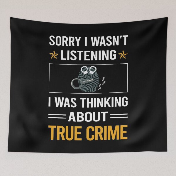 Item preview, Funny Listening True Crime designed and sold by jiggleterrified.