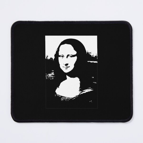 Item preview, Abstract Mona Lisa - BW1 designed and sold by BlackLineWhite.