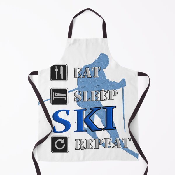 Item preview, Eat Sleep Ski Repeat designed and sold by Maculele.