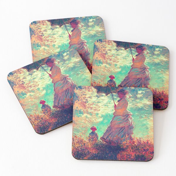 Item preview, Claude Monet - The Walk Woman With A Parasol - Saturation designed and sold by artwithrod.