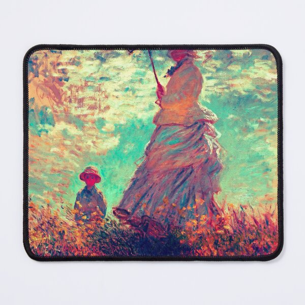 Item preview, Claude Monet - The Walk Woman With A Parasol - Saturation designed and sold by artwithrod.