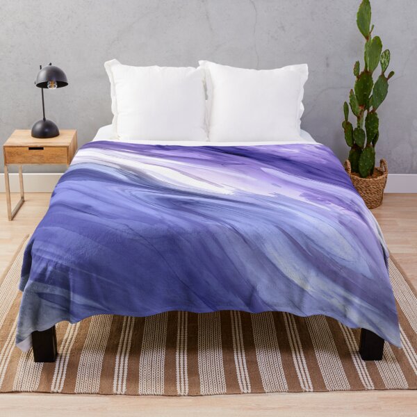 Item preview, Very Peri Watercolor Flow Abstract designed and sold by k9printart.