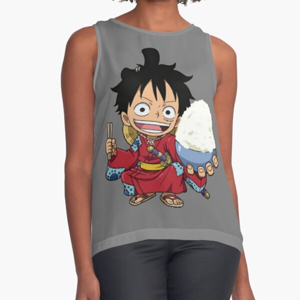 Monkey D. Luffy Wano Act Custom Anime Chibi One Piece T-Shirt -  Freedomdesign