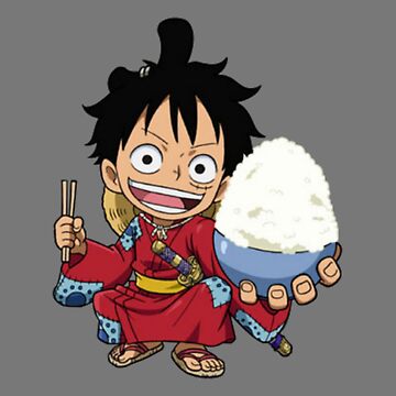 Monkey D. Luffy Wano Act Custom Anime Chibi One Piece T-Shirt -  Freedomdesign