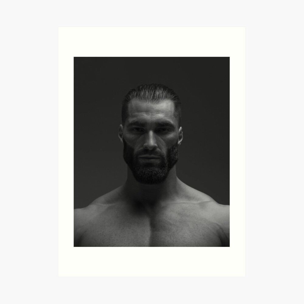 Ultra Masculinity GigaChad iPad Case & Skin for Sale by Theodor Mint |  Redbubble