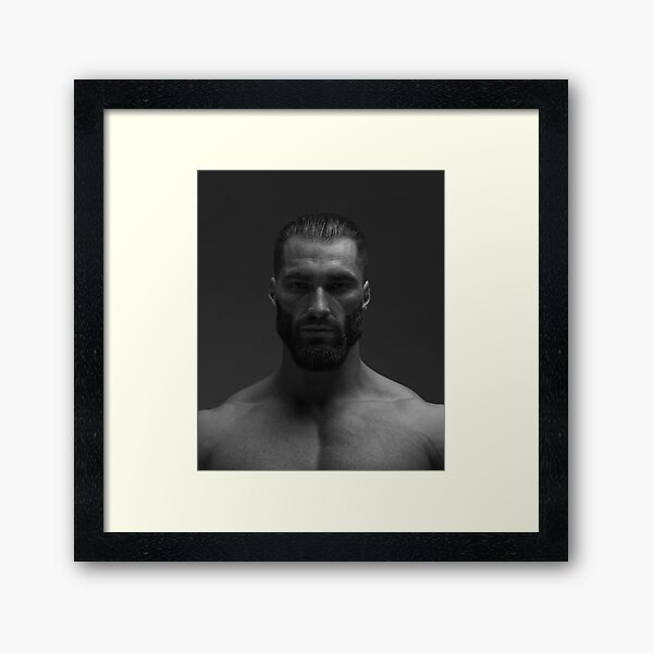 Ernest Khalimov Gigachad Framed Print -  Norway