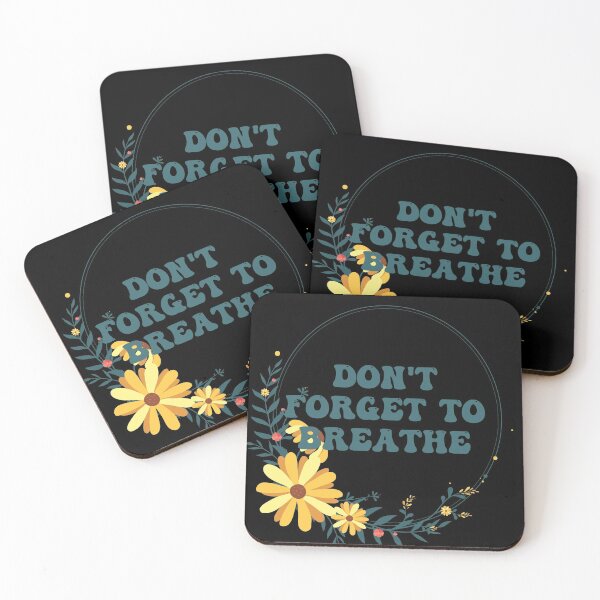 Item preview, Flower bouquet wreath groovy yellow girls name font - Don't forget to breathe designed and sold by Black British  Designer - Photographer.