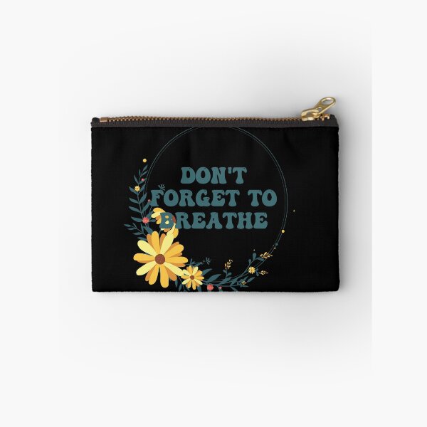 Item preview, Flower bouquet wreath groovy yellow girls name font - Don't forget to breathe designed and sold by Black British  Designer - Photographer.