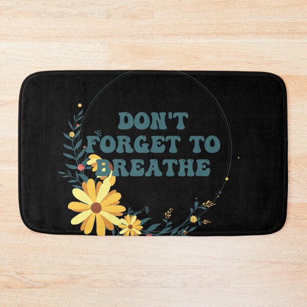 Item preview, Flower bouquet wreath groovy yellow girls name font - Don't forget to breathe designed and sold by Black British  Designer - Photographer.