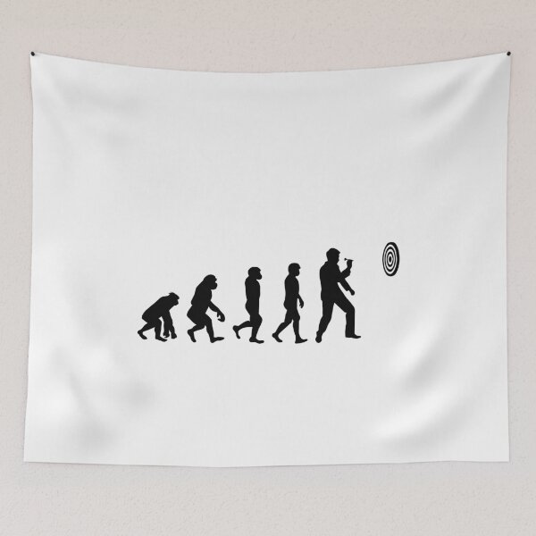 Item preview, Darts Players Bullseye Shooting Sport Evolution designed and sold by CuteDesigns1.