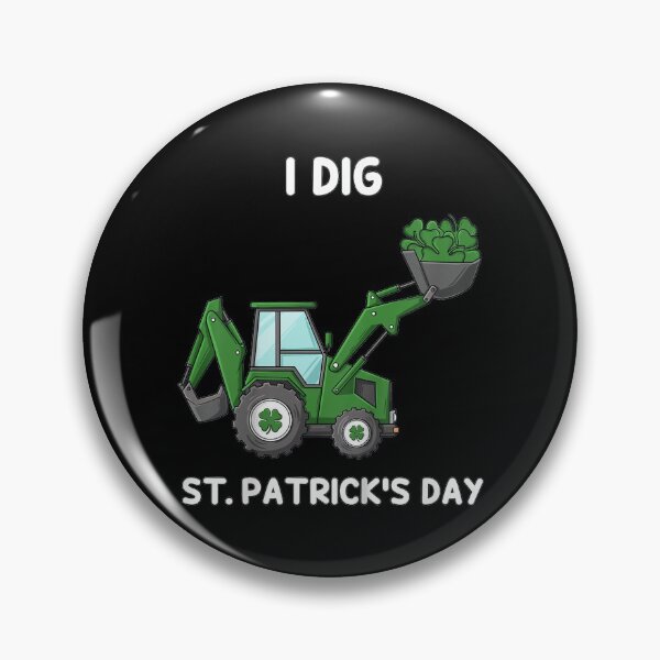 Artikelvorschau, Kinder I Dig St. Patricks Day Kleeblätter Traktor Clover Kleinkinder Jungen entworfen und verkauft von Shelyapinglasha.