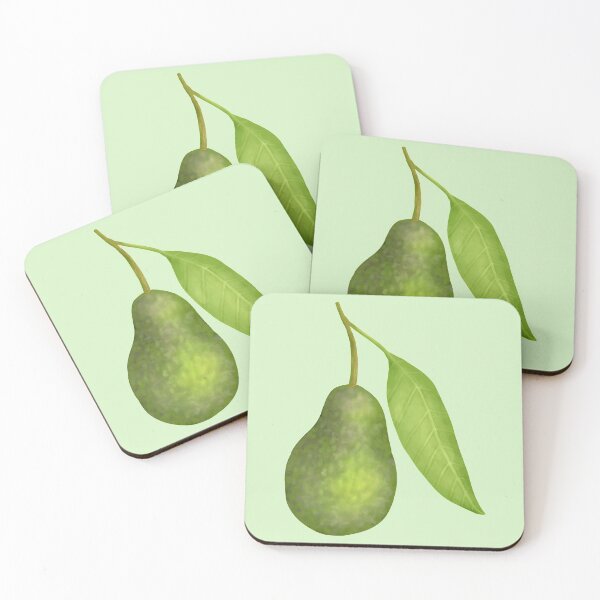 Item preview, Painted avocado with a leaf designed and sold by Amalus-files.