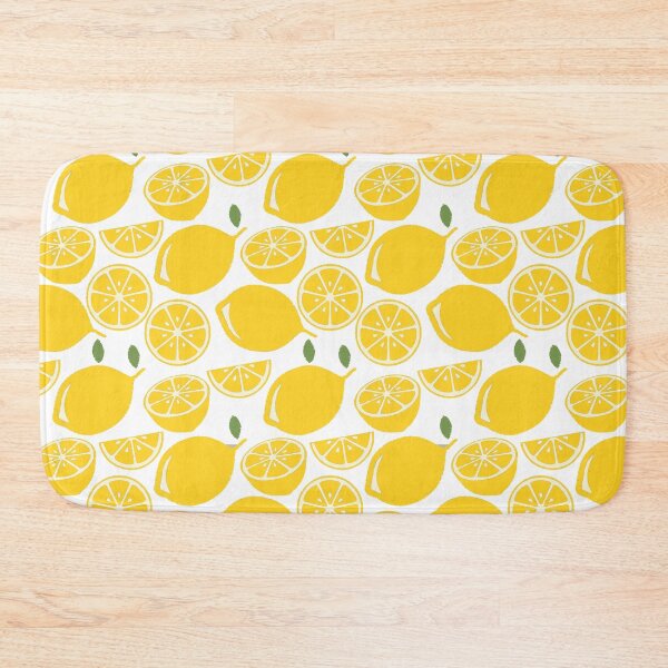 Item preview, Yellow lemons pattern  designed and sold by GoDesign1.