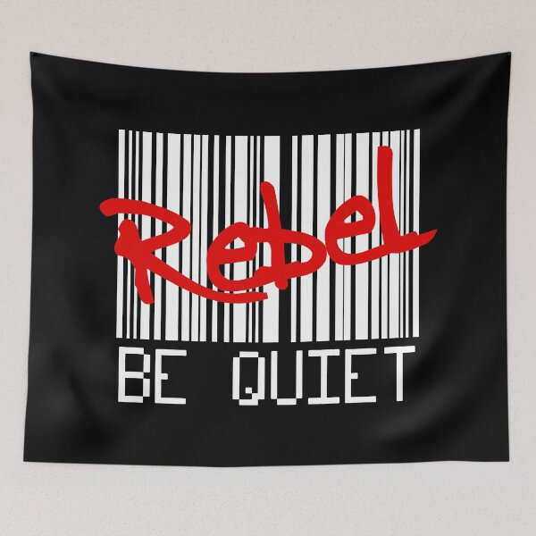 Item preview, REBEL! (don't be quiet) designed and sold by 2Girls1Shirt.