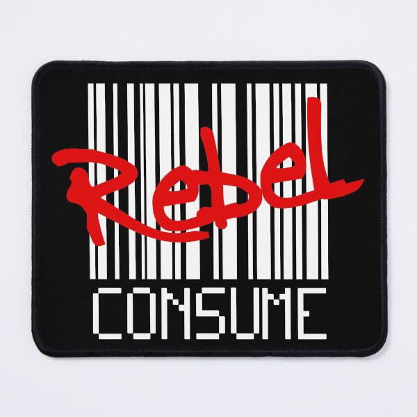 Item preview, REBEL! (don't consume) designed and sold by 2Girls1Shirt.