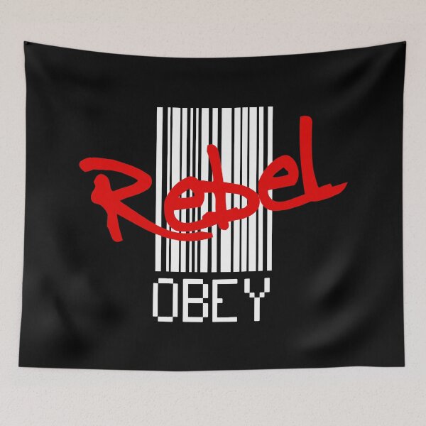 Item preview, REBEL! (don't obey) designed and sold by 2Girls1Shirt.