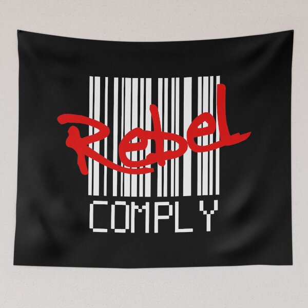 Item preview, REBEL! (don't comply) designed and sold by 2Girls1Shirt.