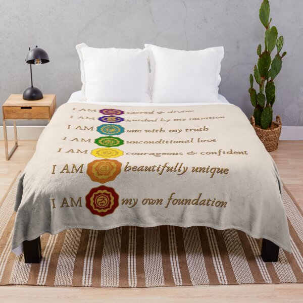 Item preview, I AM CHAKRA AFFIRMATIONS designed and sold by Mercurial Merkaba.