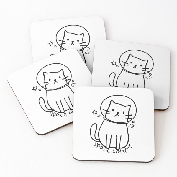 Item preview, Catstronaut Space Catdet Funny Cat designed and sold by Paper Hearteu.