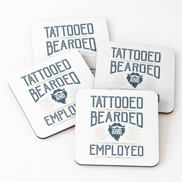 Item preview, Tattooed Bearded and Employed Men with Tattoos and Beards designed and sold by jaygo.