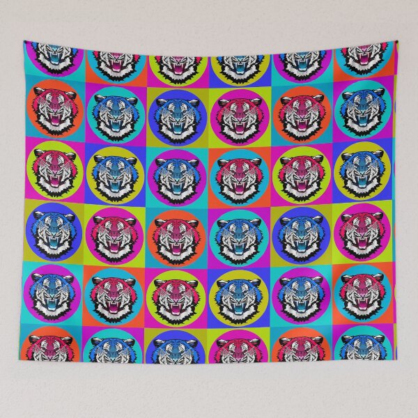 Item preview, Chinese Zodiac  Year of the Tiger 2022, Tiger Pattern, Tiger Line Art, Tiger geometric pattern designed and sold by WanderTravels.