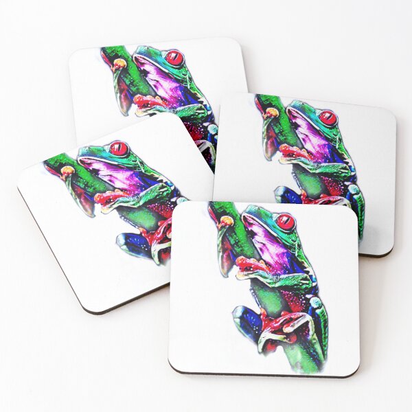 Item preview, Green frog animal illustration designed and sold by sreckov-desig.