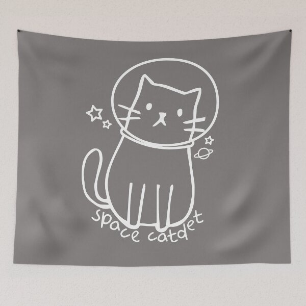 Item preview, Space Catdet Catstronaut Funny Cat designed and sold by Paper Hearteu.