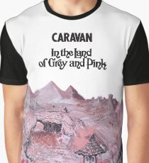 Caravan - Im Land von Grau und Pink Grafik T-Shirt