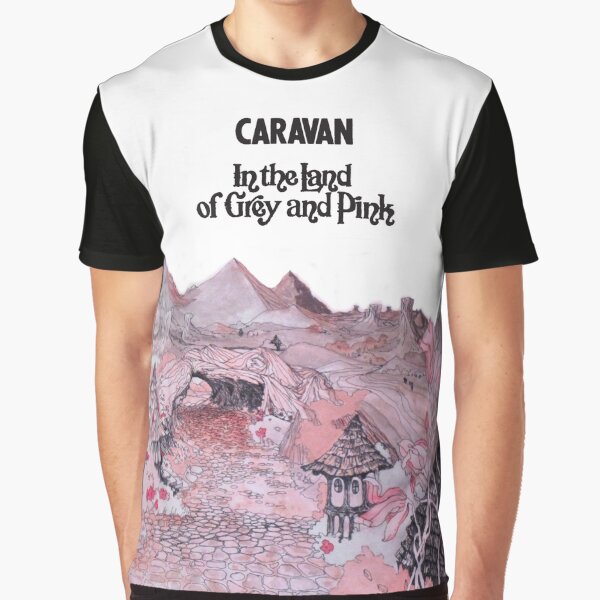Caravan - In the land of Grey and Pink Graphic T-Shirt