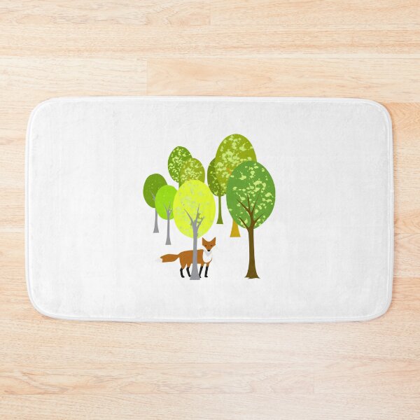 Item preview, Fox and trees designed and sold by Marju Rose.