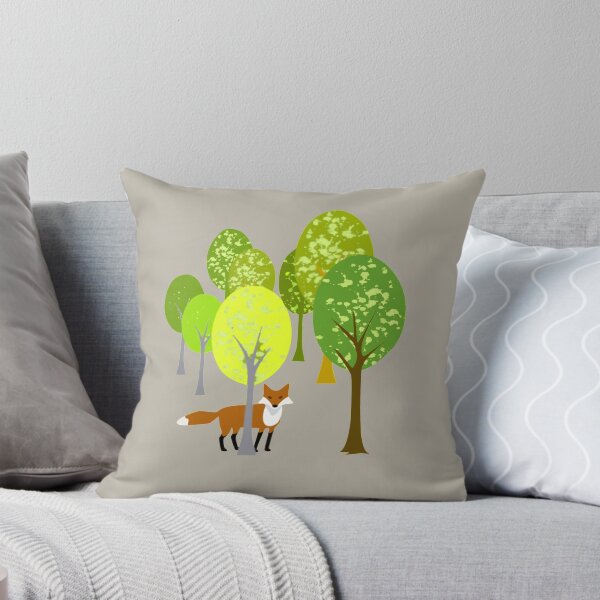 Item preview, Fox and trees designed and sold by Marju Rose.
