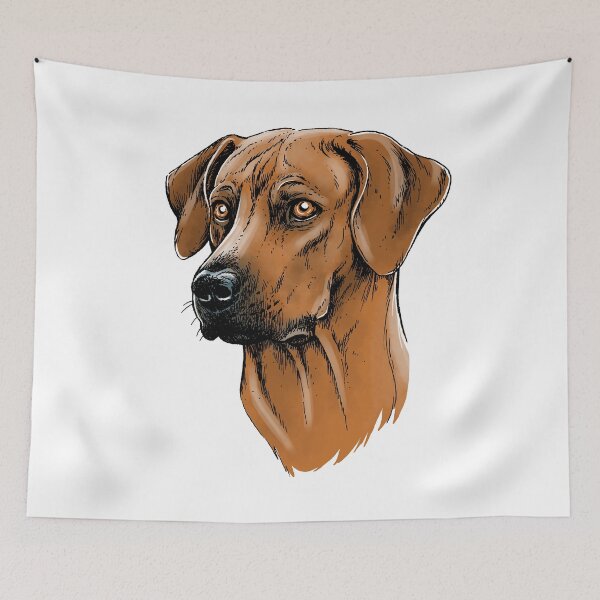 Item preview, Rhodesian Ridgeback Portrait designed and sold by Motivburg.