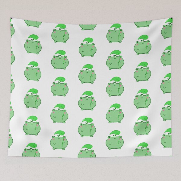 Item preview, Happy lil frog with leaf designed and sold by yudoodliez.