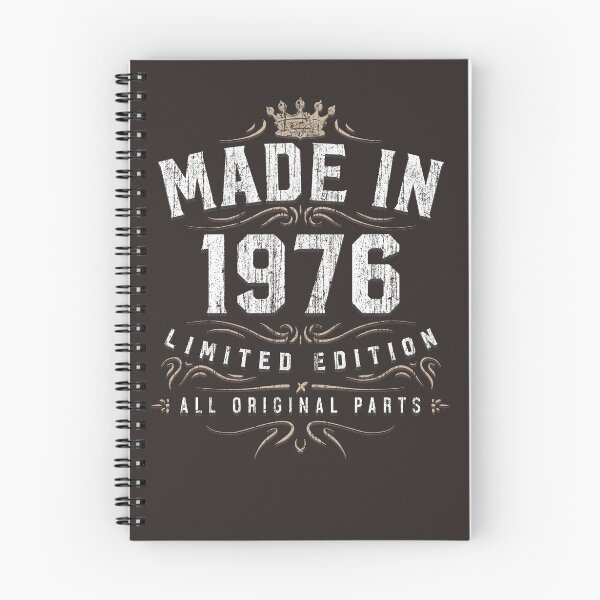 Item preview, Made In 1976 - All Original Parts - Birthday designed and sold by SteamerTees.