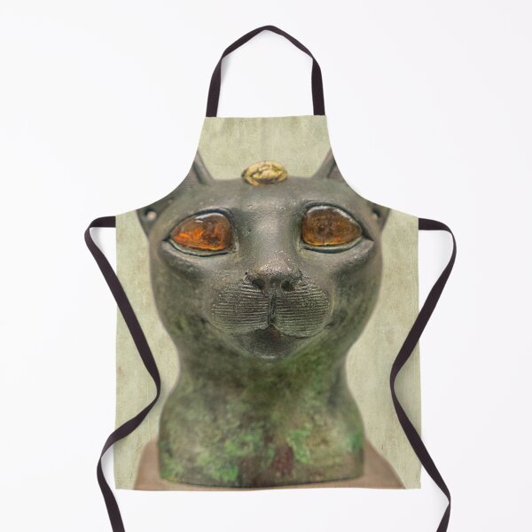 Item preview, Egyptian Head of the cat godess Bastet with amber eyes. designed and sold by Photopat.