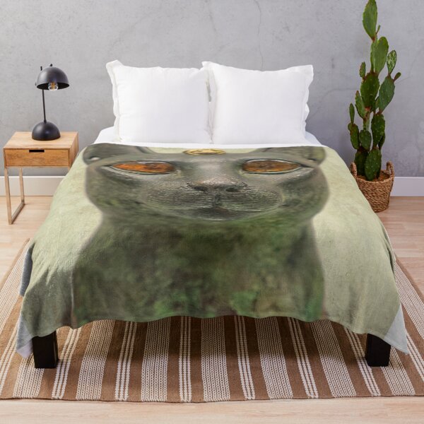 Item preview, Egyptian Head of the cat godess Bastet with amber eyes. designed and sold by Photopat.