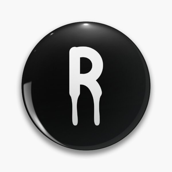 Item preview, Dripping Letter R Black designed and sold by RADesigns21.