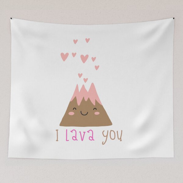 Item preview, Valentine's Day I Lava You - Cute Heart Volcano Design Gift Idea For Valentine's Day designed and sold by Prince - Bestseller ★★★★★.