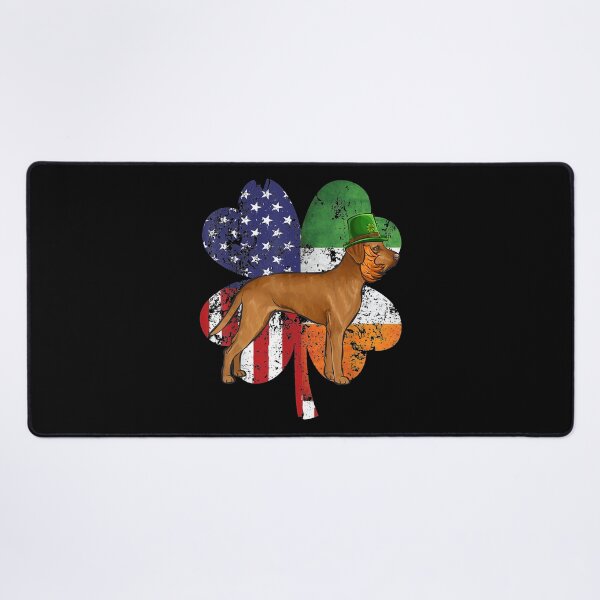 Item preview, St Patricks Day Irish American Flag Wirehaired Vizsla Dog designed and sold by Shelyapinglasha.