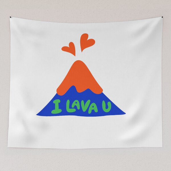Item preview, Valentine's Day I Lava You - Cute Heart Volcano Design Gift Idea For Valentine's Day designed and sold by Prince - Bestseller ★★★★★.
